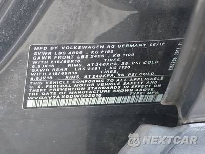 2013 Volkswagen Tiguan S - zdjęcie 14 z 29 - miniatura