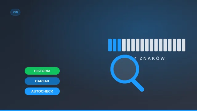 Raport historii pojazdu Carfax dla auta sprowadzanego z USA